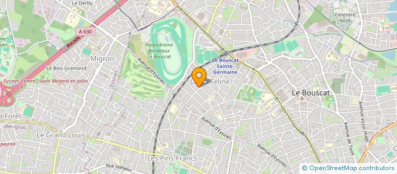 localisation de l'entreprise PHILIPPE FARGEON IMMOBILIER  LE BOUSCAT