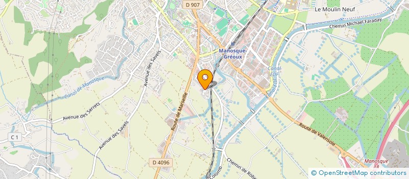 localisation de l'entreprise PHILIPPE-FLATIN à MANOSQUE
