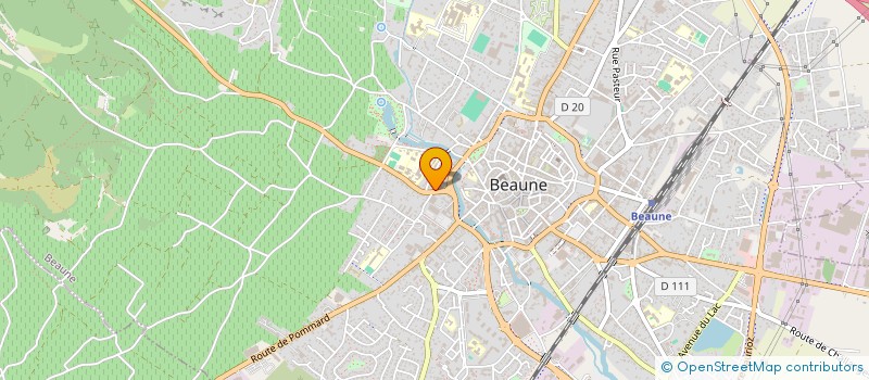 localisation de l'entreprise PHILIPPE FRANCOIS ET ASSOCIES à BEAUNE
