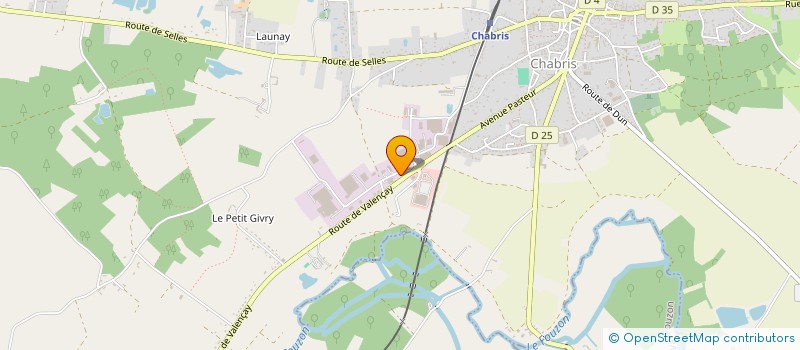 localisation de l'entreprise PHILIPPE & FREDERIC CHRETIEN-FINANCES  ROMORANTIN-LANTHENAY