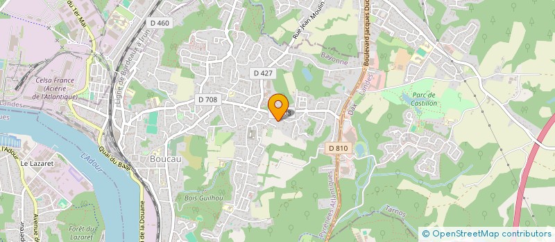 localisation de l'entreprise PHILIPPE GAIGE CONSULTING  BOUCAU