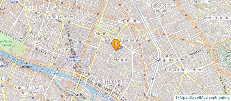 localisation de l'entreprise PHILIPPE GAZEAU ARCHITECTE & ASSOCIES  PARIS