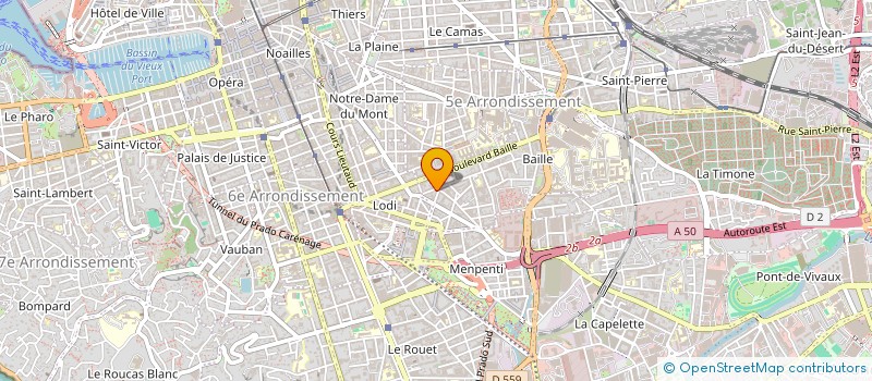 localisation de l'entreprise PHILIPPE GENEVOIS à MARSEILLE