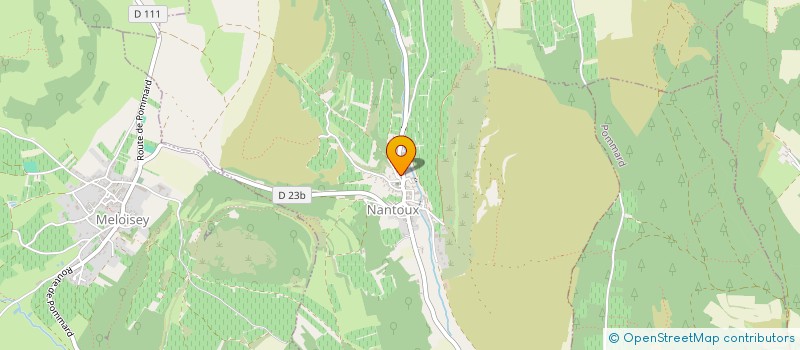 localisation de l'entreprise PHILIPPE GERMAIN  NANTOUX