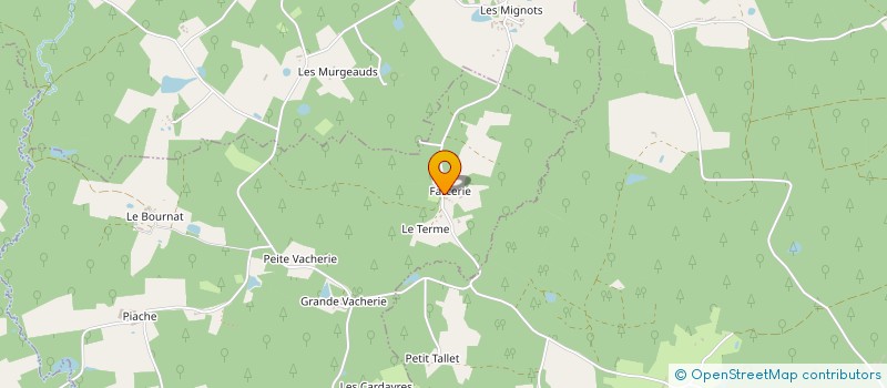 localisation de l'entreprise PHILIPPE GERMAIN AUBERTIE  SOURZAC