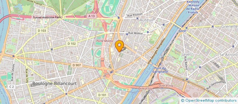 localisation de l'entreprise PHILIPPE GIRAULT COURTAGE  PARIS