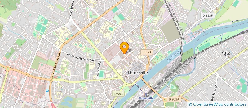 localisation de l'entreprise PHILIPPE GLATT INFORMATIQUE  THIONVILLE