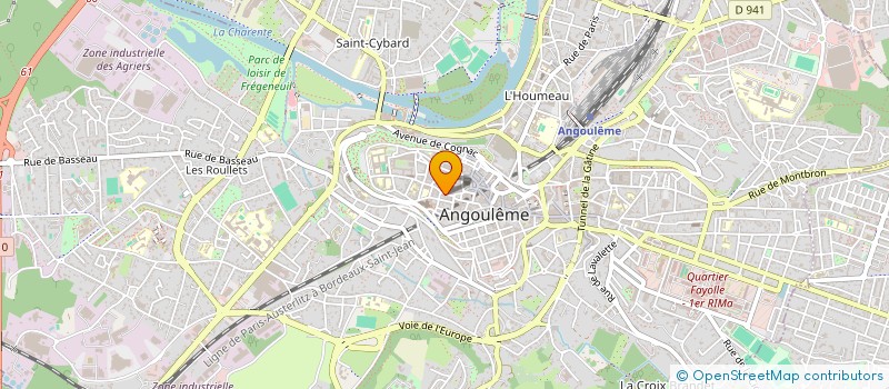 localisation de l'entreprise PHILIPPE GLAUDET, EMMANUELLE AUDRY ET JEAN-EDOUARD DAMBIER-COUPILLAUD, NOTAIRES ASSOCIES D'UNE SOCIETE CIVILE PROFESSIO à ANGOULEME
