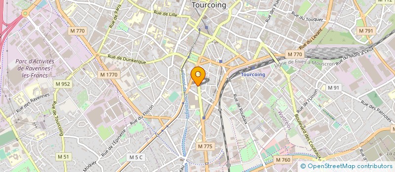 localisation de l'entreprise PHILIPPE GONAY à TOURCOING