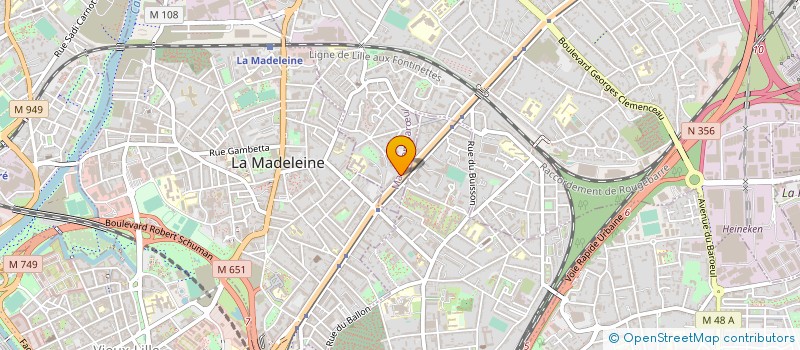 localisation de l'entreprise PHILIPPE GONAY MARCQ à MARCQ-EN-BARŒUL