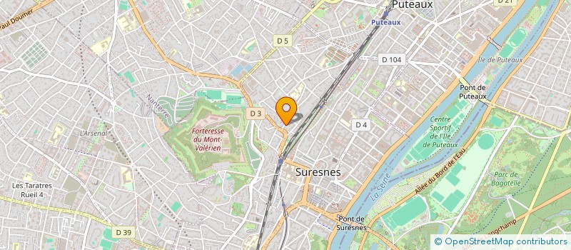 localisation de l'entreprise PHILIPPE GRANDCOING SARL à SURESNES