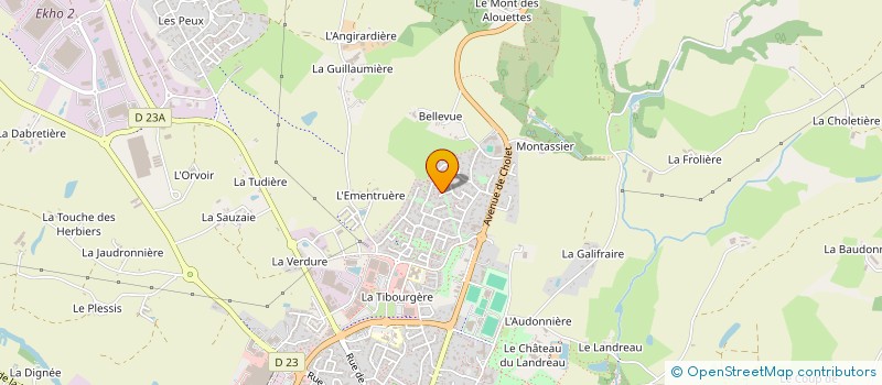 localisation de l'entreprise PHILIPPE GUESDON CONCEPT à LES HERBIERS