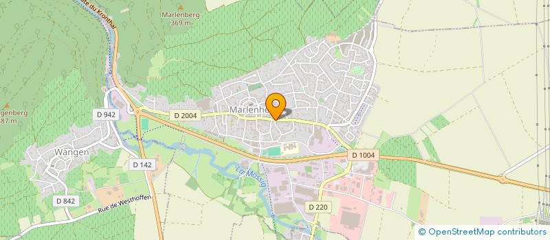 localisation de l'entreprise PHILIPPE HEITZ SARL  MARLENHEIM