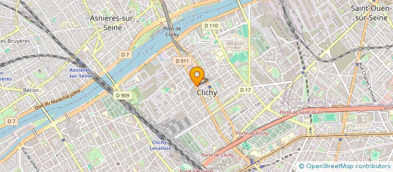 localisation de l'entreprise PHILIPPE HERBEAUX - AVOCAT à CLICHY