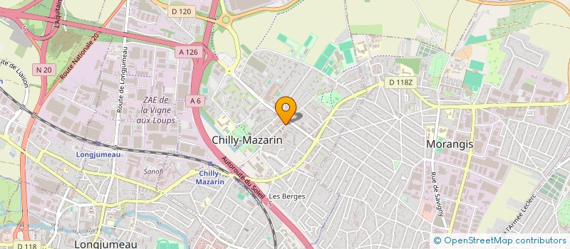 localisation de l'entreprise PHILIPPE HIRSINGER LIVRAISON à CHILLY-MAZARIN