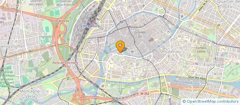 localisation de l'entreprise PHILIPPE HOEUSLER / CONSULTING à STRASBOURG