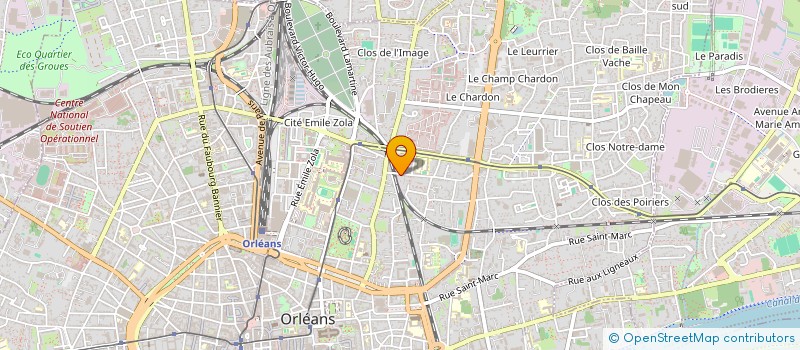 localisation de l'entreprise PHILIPPE HOLDING à ORLEANS