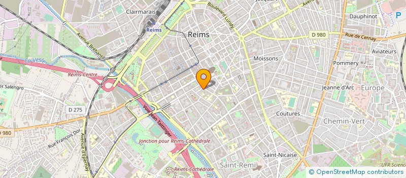 localisation de l'entreprise PHILIPPE JOCELYNE à REIMS
