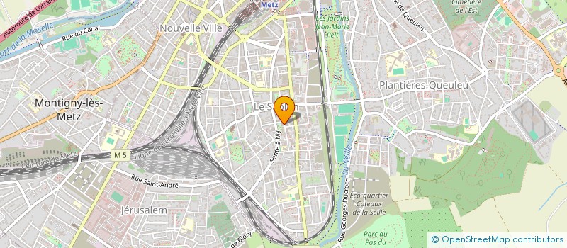 localisation de l'entreprise PHILIPPE KIENTZY SAS  METZ