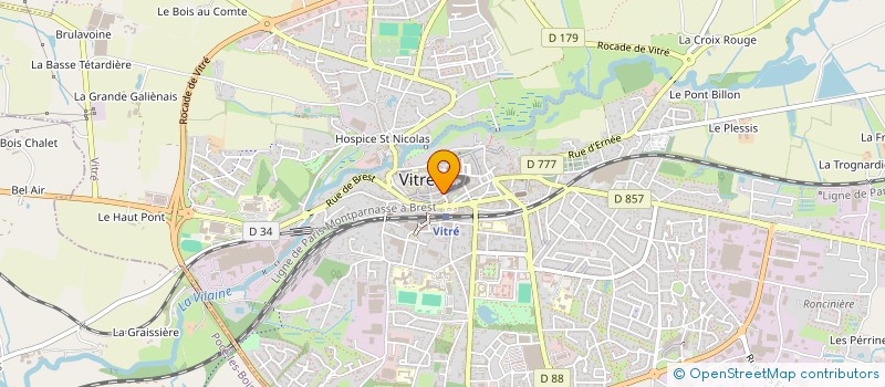 localisation de l'entreprise PHILIPPE LAISNE à VITRE