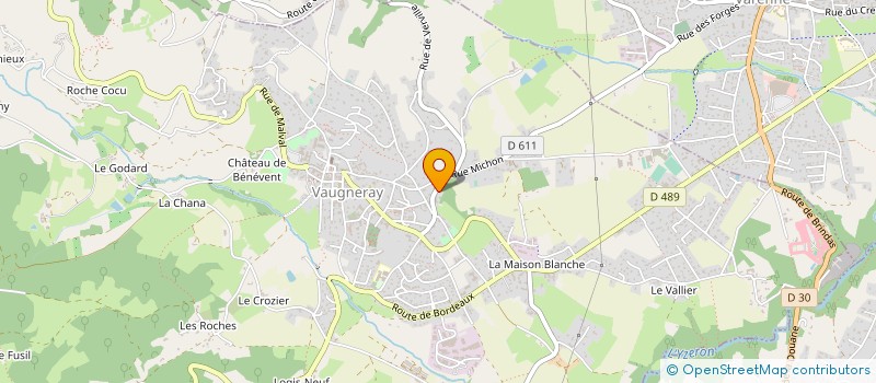 localisation de l'entreprise PHILIPPE LAMBERT INVESTISSEMENTS ET CONSEIL  VAUGNERAY