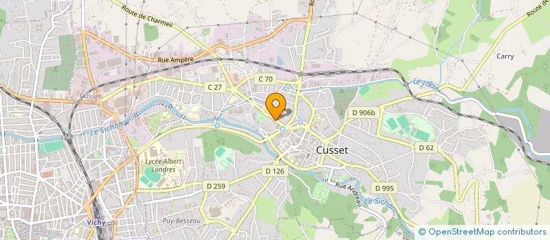 localisation de l'entreprise PHILIPPE LATGE ET ASSOCIES, NOTAIRES à CUSSET