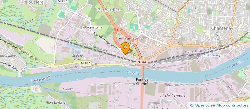 localisation de l'entreprise PHILIPPE LE BON  SAINT-HERBLAIN