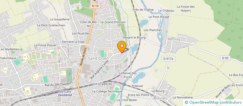 localisation de l'entreprise PHILIPPE LEMEILLE  SAINT-OUEN