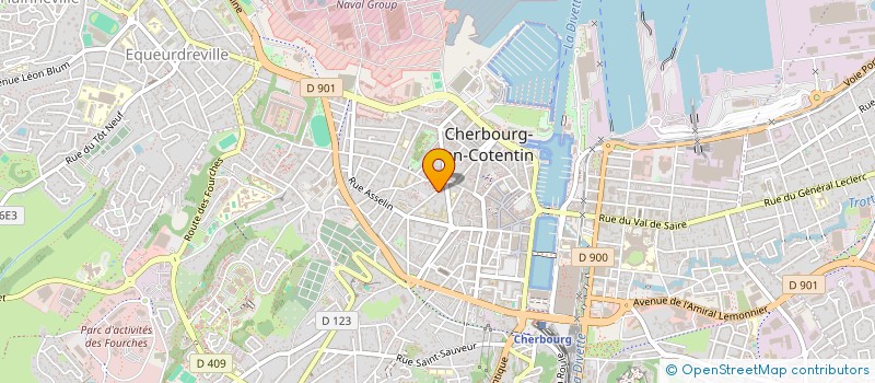 localisation de l'entreprise PHILIPPE LEMOINE  CHERBOURG-EN-COTENTIN