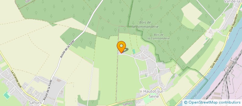 localisation de l'entreprise PHILIPPE LEMONNIER ARCHITECTE  HAUTOT-SUR-SEINE