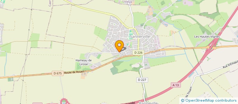 localisation de l'entreprise PHILIPPE LEPETIT  SANNERVILLE