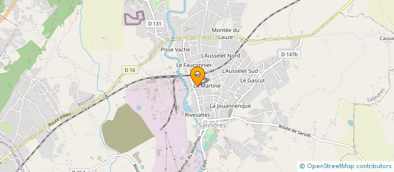 localisation de l'entreprise PHILIPPE LES ENFANTS DU PAYS  SALINDRES