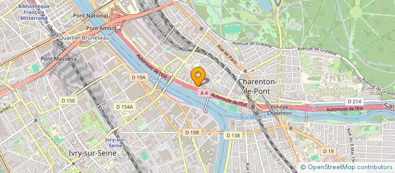 localisation de l'entreprise PHILIPPE LIMOUSIN CONSEIL  CHARENTON-LE-PONT