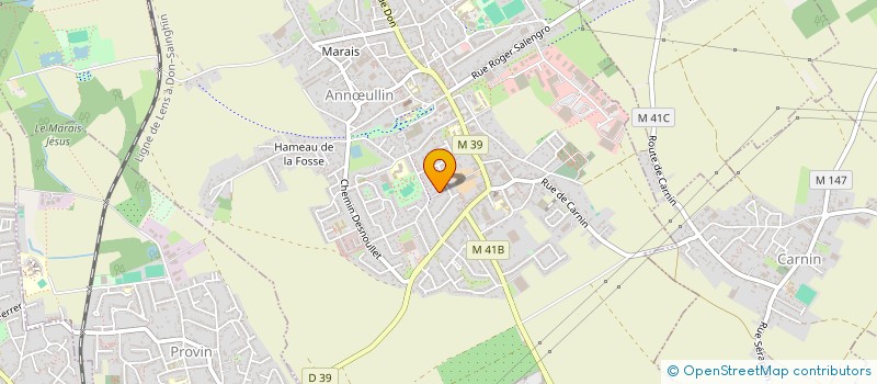 localisation de l'entreprise PHILIPPE LOCQUET  ANNULLIN