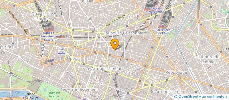 localisation de l'entreprise PHILIPPE MAILLARD PRODUCTIONS  PARIS