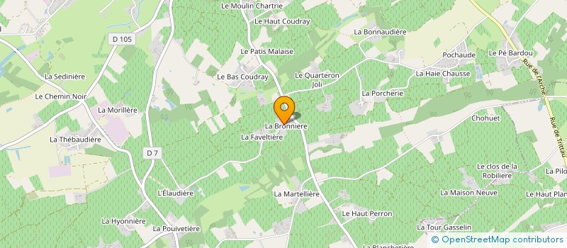 localisation de l'entreprise PHILIPPE MARCHAIS à LE LOROUX-BOTTEREAU