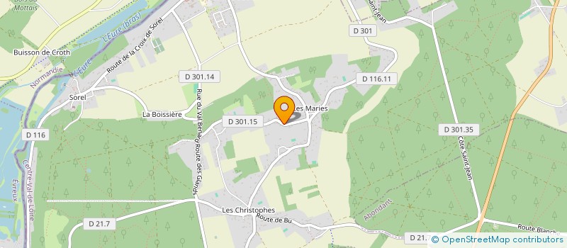 localisation de l'entreprise PHILIPPE MARCHE à SOREL-MOUSSEL