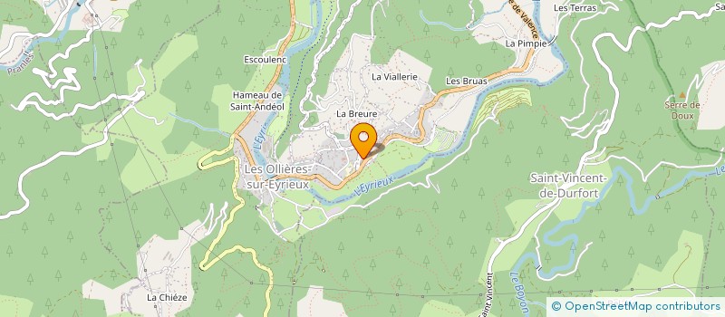 localisation de l'entreprise PHILIPPE MARTIN SERVICES  SAINT-MICHEL-DE-CHABRILLANOUX