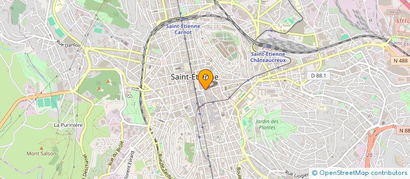 localisation de l'entreprise PHILIPPE MAUREL CONSEIL à SAINT-ETIENNE