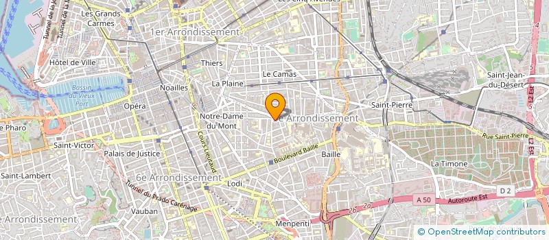 localisation de l'entreprise PHILIPPE MAURICE AUTOMOBILES à MARSEILLE