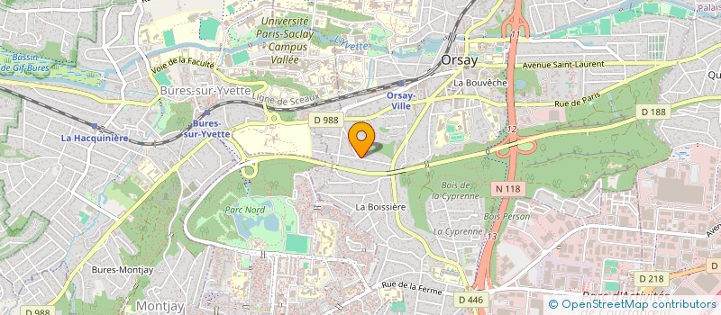 localisation de l'entreprise PHILIPPE MENAT CONSEIL à ORSAY