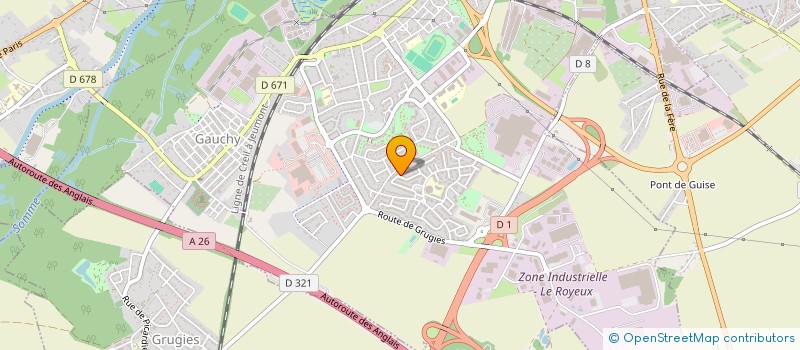 localisation de l'entreprise PHILIPPE MICHEL ET SARAZIN PASCAL à GAUCHY