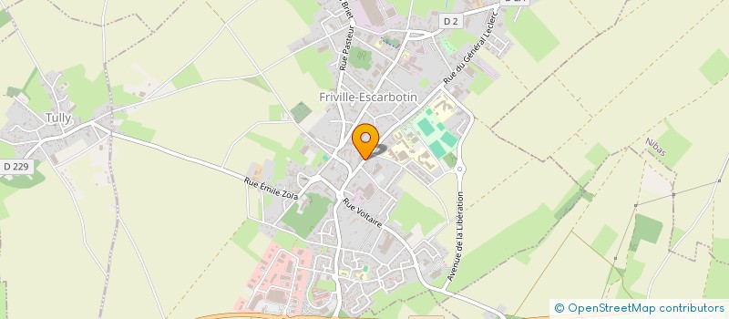 localisation de l'entreprise PHILIPPE MICHEL SEVERINE  FRIVILLE-ESCARBOTIN