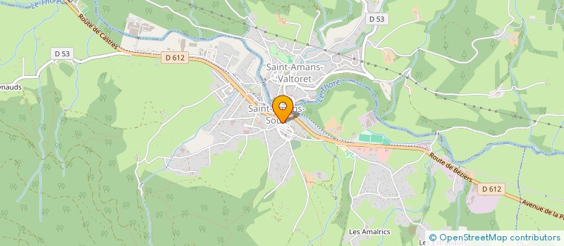 localisation de l'entreprise PHILIPPE MIR à SAINT-AMANS-SOULT