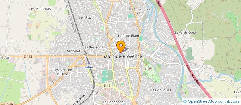 localisation de l'entreprise PHILIPPE MONTAGNON SARL à SALON-DE-PROVENCE