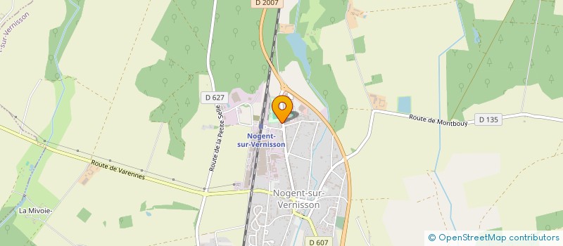 localisation de l'entreprise PHILIPPE MOREAU DEVELOPPEMENT à NOGENT-SUR-VERNISSON
