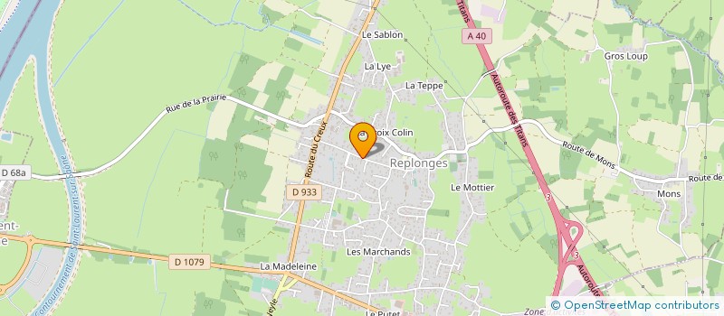 localisation de l'entreprise PHILIPPE NIEPCE SARL à REPLONGES