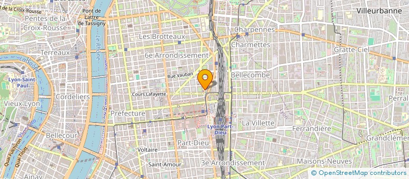 localisation de l'entreprise PHILIPPE NUGUE AVOCAT  LYON