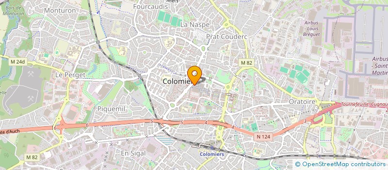 localisation de l'entreprise PHILIPPE PARADIS à COLOMIERS