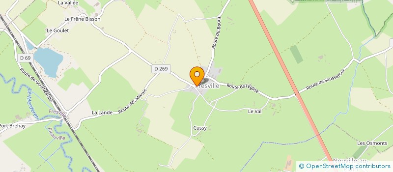 localisation de l'entreprise PHILIPPE PEINTURE  SAINT-FLOXEL